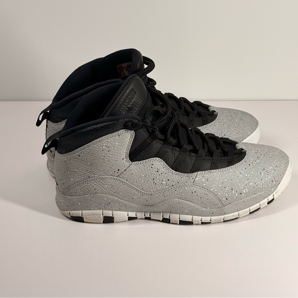 Air Jordan 10 Retro Light Smoke Grey Cement Men's Size 12 - 310805-062 - Picture 7 of 12